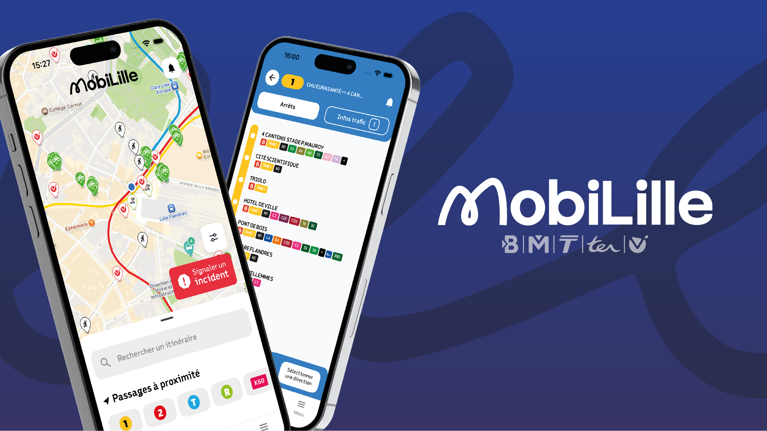MobiLille enrichit son application avec quatre nouveaux réseaux et accélère son développement dans les Hauts-de-France